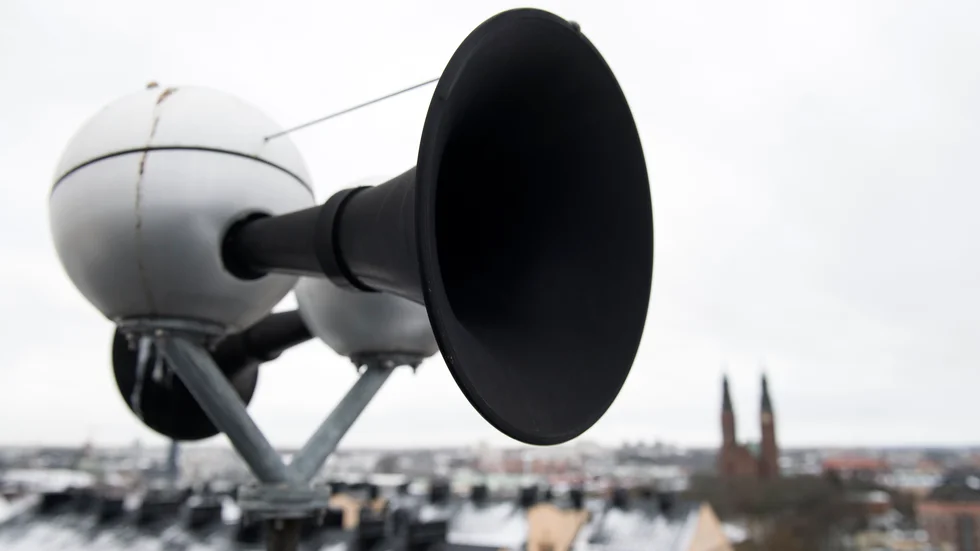 Varningssignalen "Hesa Fredrik" har utsatts för sabotage tio gånger sedan 2019. Arkivbild.