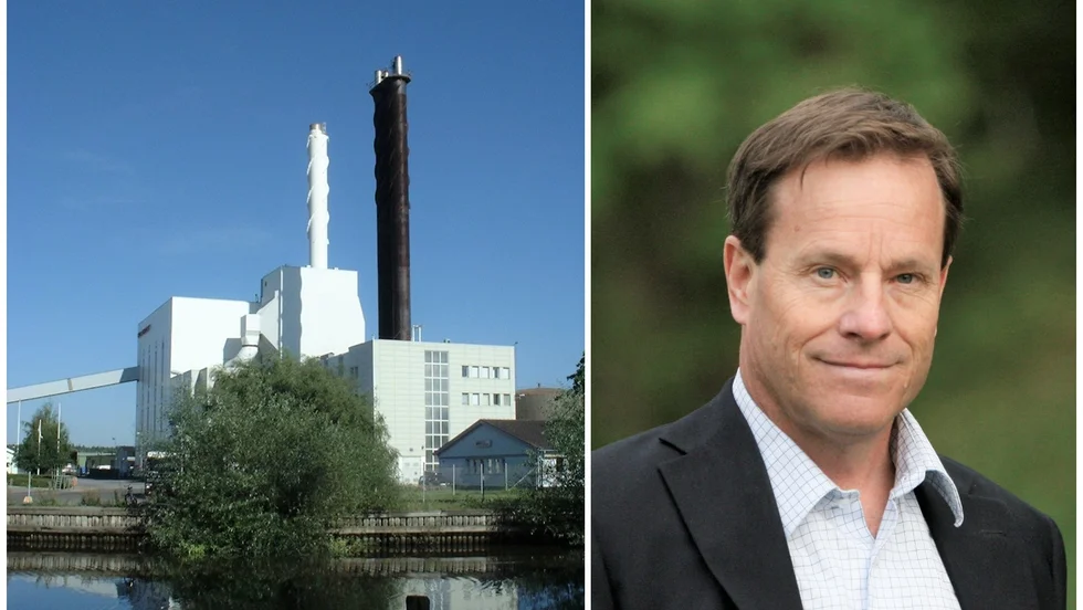 Ena Energi i Enköping framställer fjärrvärme. Eftersom företaget inte använder fossila bränslen får man utsläppsrätter över som man kan sälja. På bilden Torbjörn Claesson, vd för Ena Energi.