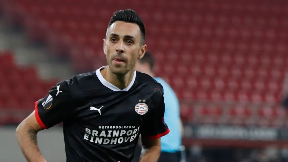 PSV Eindhovens Eran Zahavi. Arkivbild.