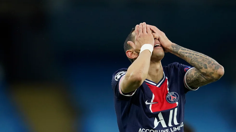 Ángel Di Maria är en av PSG-spelarna som rånades. Arkivbild.