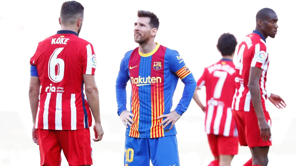 Lionel Messi blev mållös i toppmötet på Camp Nou.