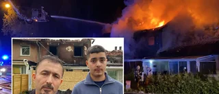 Familjen förlorade allt – Binar, 14, flydde lågorna: "Elden drogs mot ansiktet"