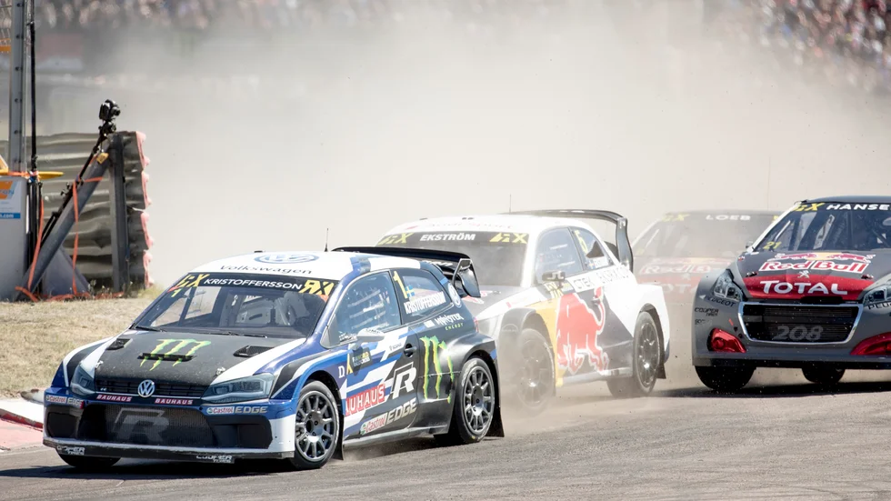 VM-deltävlingen i rallycross i Höljes körs först i augusti. Arkivbild.