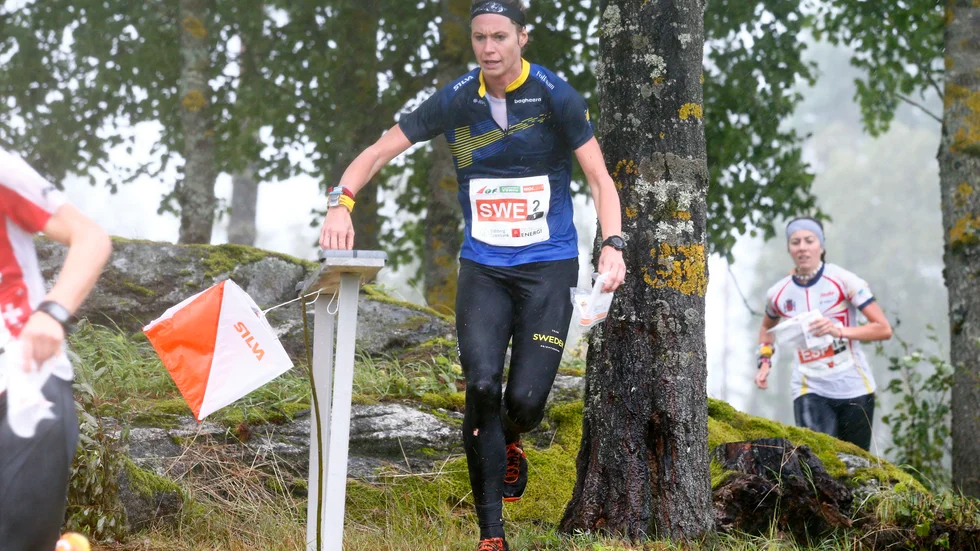 Lina Strand gjorde en bra förstasträcka och lade grunden till en svenskt silver i EM. Arkivbild.
