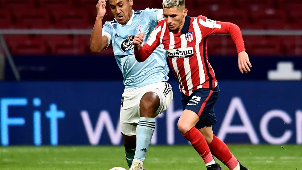 Lucas Torreira, till höger, vill flytta till Boca Juniors. Arkivbild.