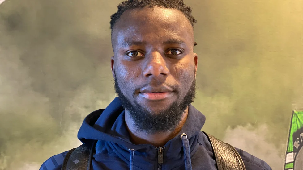 Joseph Colley efter Siriusdebuten. 