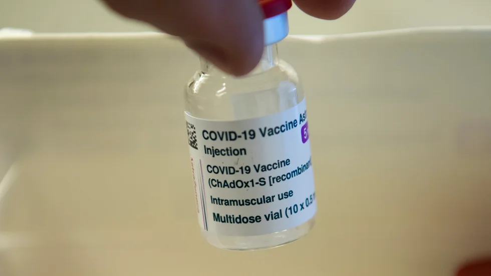 Astra Zenecas vaccin mot covid-19. Arkivbild.