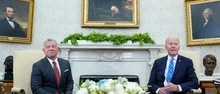 Biden mötte jordanske kungen