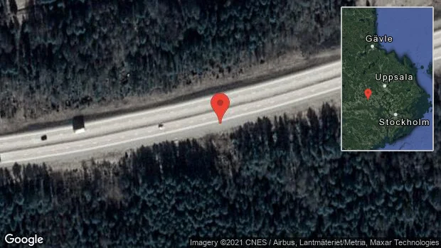 Singelolycka på E18