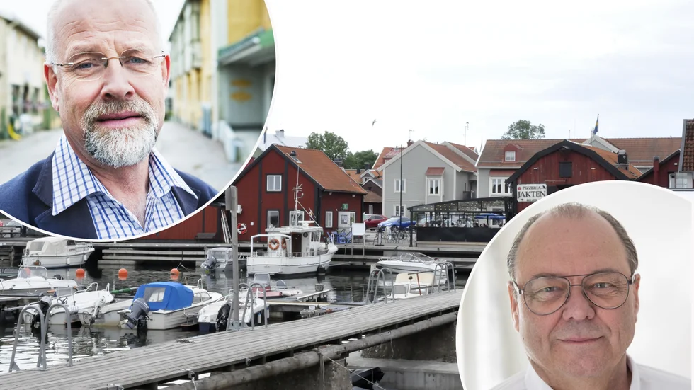 Jacob Spangenberg (C) och Pär-Olof Olsson (M).