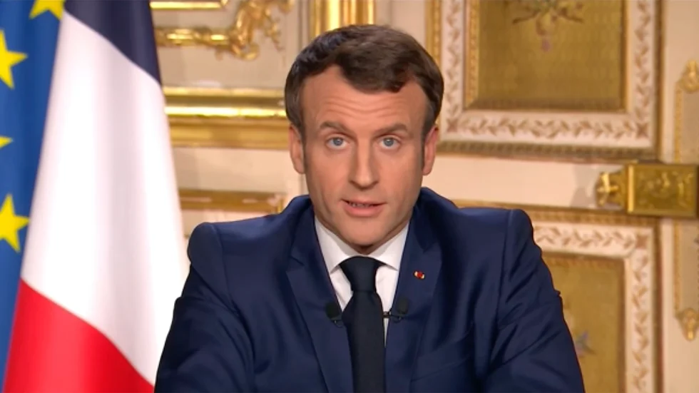 Frankrikes president Emmanuel Macron. Arkivbild