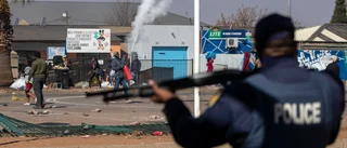 Soldater sätts in i Sydafrika efter protester