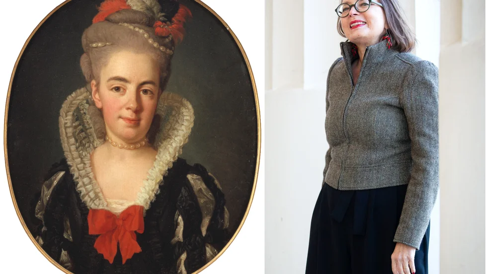 Konstnären Per Krafft d.ä. målade porträttet av Anna Charlotta Schröderheims, kvinnan som för pennan i Carina Burmans nya roman.