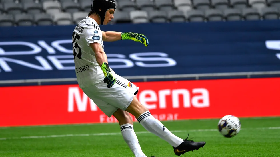Jacob Widell Zetterström gjorde allsvensk debut för Djurgården.