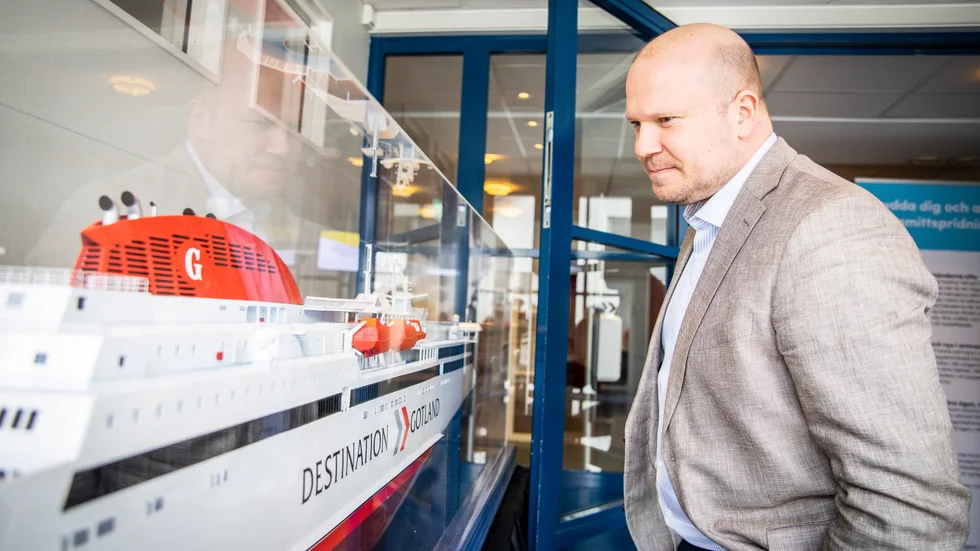 Marcus Risberg, vd för Destination Gotland väntar med spänning på underlaget för kommande upphandling av trafiken.