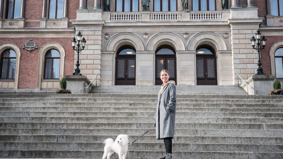 "Man mår ju sämre när man inte är ute och rör på sig", säger Junia Henriksen.