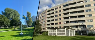 Treåring död efter fallolyckan i Brandkärr – flaggor på halv stång i bostadsområdet