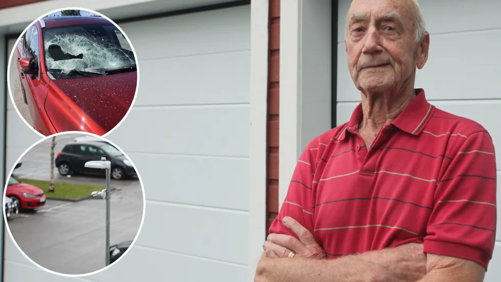 Bengt Malmquist litade på att övervakningskamerorna vid Läggesta station var i drift, men de filmade inte när hans bil blev vandaliserad.