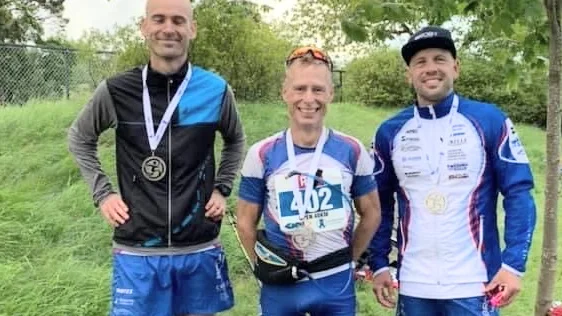 Tre Brobyåkare som alla levererade i tävlingen i Trollhättan, från vänster Christoffer Lomberg, Mikael Munther och Andreas Nyman.