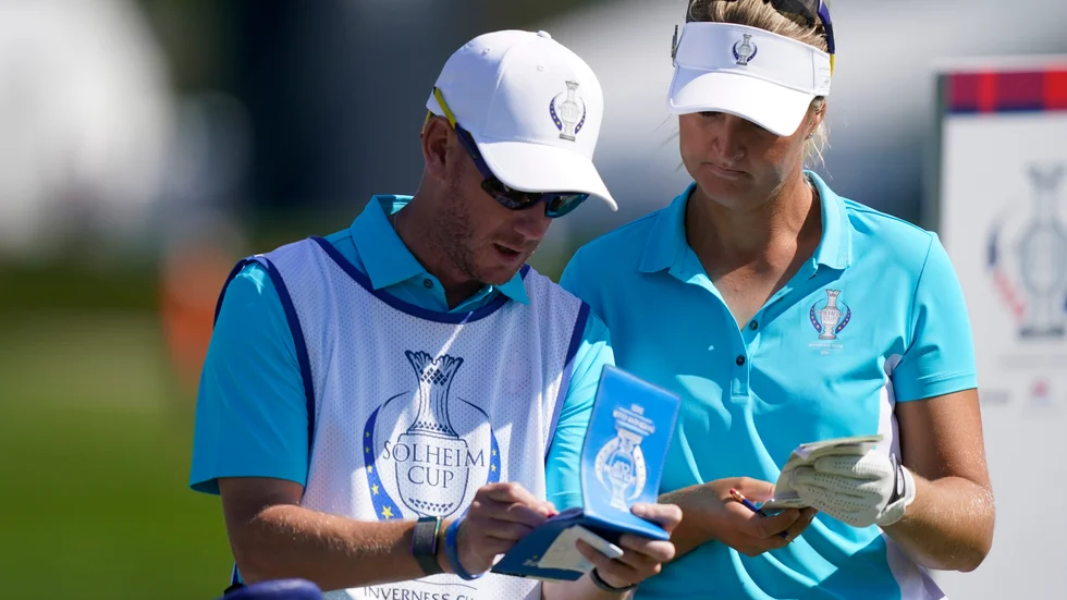 Anna Nordqvist spelar i den första foursomen i dag, klockan 13.35 svensk tid.