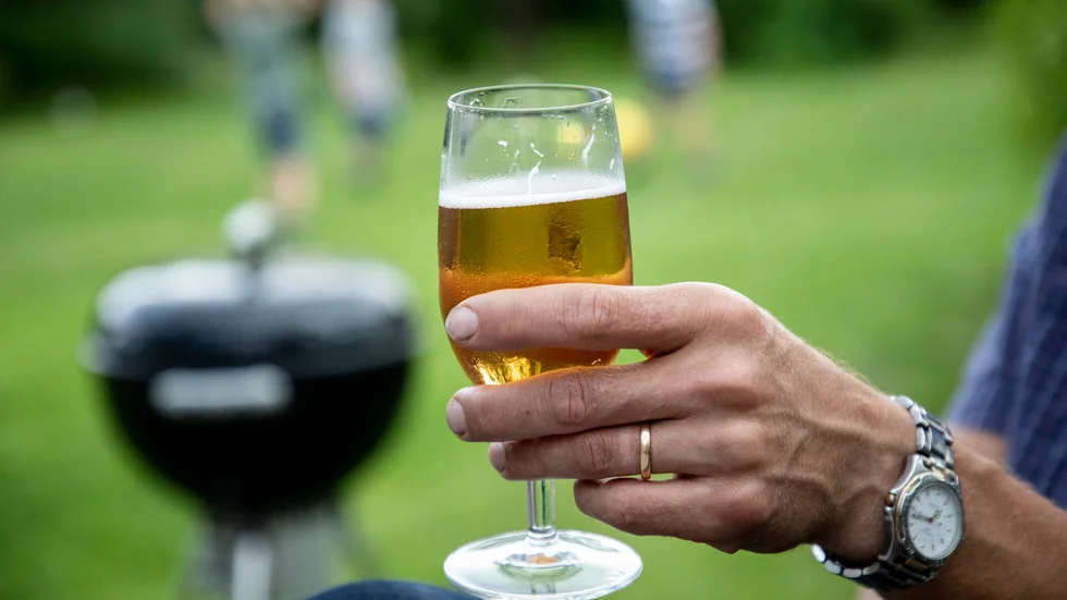 Ölet är märkt som alkoholfritt men har en styrka på 4,5 procent. Arkivbild.