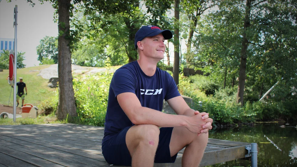 Gustav Forsling har fått sitt stora genombrott i NHL. 
