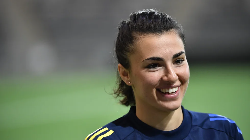 Målvakten Zecira Musovic är numer inte en reserv ut en fullvärdig spelare i den svenska OS-truppen. Arkivbild.