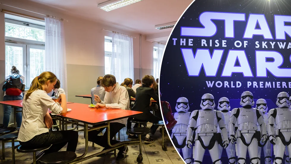 En diskussion om Star wars-filmer i en skolmatsal fick konsekvenser som nu avgjorts i domstol. Bilderna är tagna i andra sammanhang.