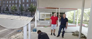 Snart kommer glashuset till Fristadstorget – vi har fått en tjuvtitt: "Kommer sticka ut"