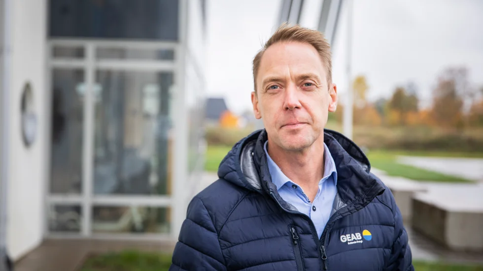  "Det här är ett exceptionellt läge och man får vara väldigt ödmjuk inför vad vi står inför den här vintern, säger Oskar Lindehejd, vd för Geab.