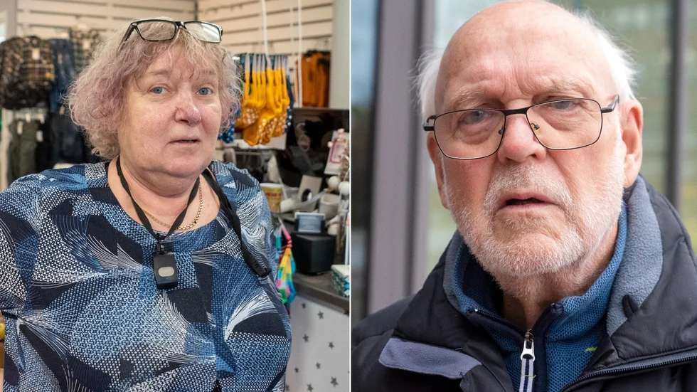 "Det behövs bättre belysning både i och utanför centrum", sa Lotta Persson medan Sölve Tidblom efterfrågade mer pengar till pensionärerna. 