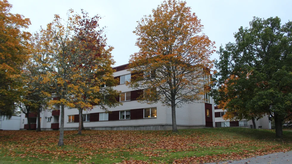 Framtiden för D-huset och C-huset, som ligger strax bakom är oviss. Idag står delar av de båda husen tomma och inom ett par år kan de vara tömda helt. Just nu funderar kommunen och Riksbyggen på om husen ska rivas.