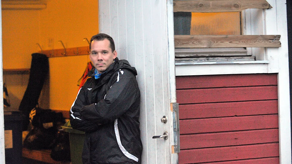 Fredric Lundqvist, tränare för IFK Luleås P07-lag.