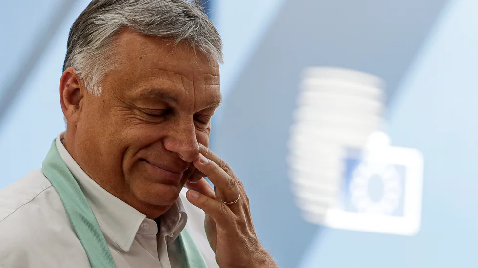 Ungerns premiärminister Viktor Orbán öppnar landets uteserveringar från och med lördagen då 3,5 miljoner invånare nu vaccinerats mot covid-19. Arkivfoto.
