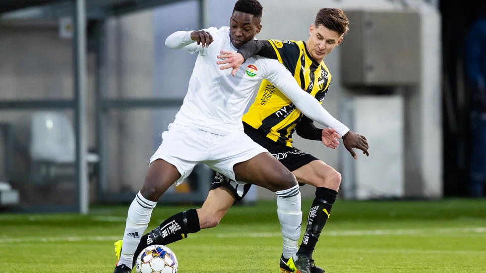 Samouil Izountouemoi i en match mot Häcken i svenska cupen.