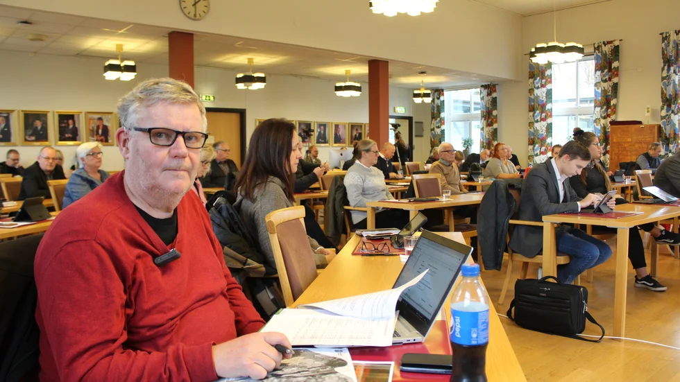 Lennart Pettersson (V), här under ett möte i fullmäktige förra året, är glad över att kunna återinföra ett kommunalt pensionärsråd i Åtvidaberg. "Vi har drivit detta sedan rådet togs bort", säger han.