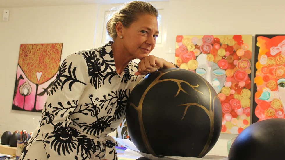 Liz Pettersson är en av de medverkande konstnärerna i konstrundan.