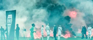 Ligue 1-matchen sköts upp – bengaler på plan