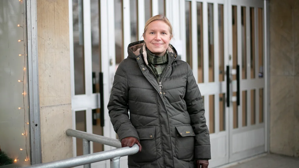 Kommunalrådet Anna Ekström (M) ser positivt på samarbetet med Johan Rocklind (S).