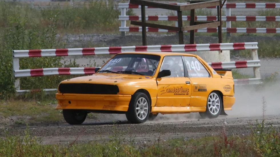 Johnny Hjertberg, Älvsby MS, vann klassen rallycross 2150.