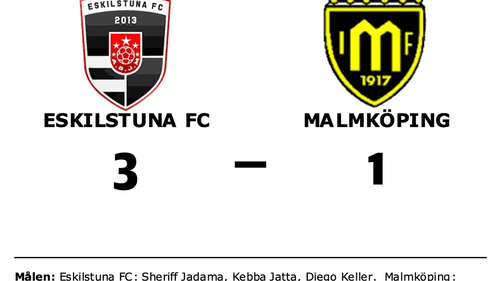 Eskilstuna FC vann mot Malmköpings IF