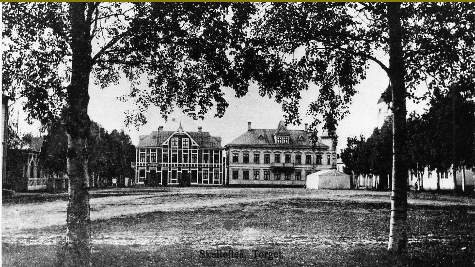 Bilden är tagen ur Norrans jubileumsbok ”Skellefteå – en 150-årig historia” från 1995.