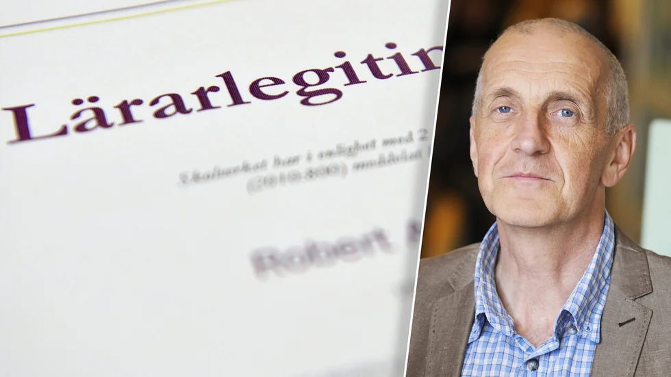 Tommy Olsson, chef för grundskolan i Strängnäs kommun, är bekymrad över bristen på behöriga lärare i Strängnäs.