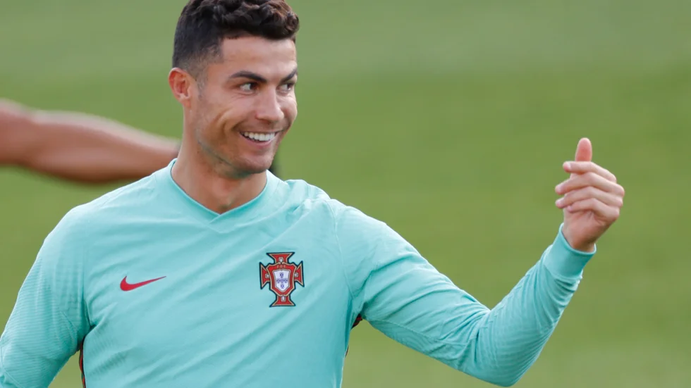 Är han lika glad i kväll, Portugals Cristiano Ronaldo?