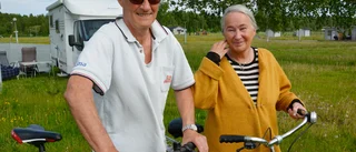 När Norge lättade på restriktionerna började bobilarna rulla • Dagfinn och Astrid var först till Boden: "Bara härligt att det är lite folk"