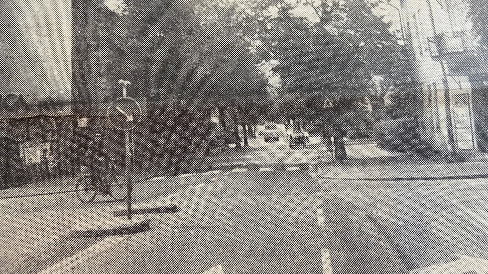Kuriren för 50 år sedan: Den nya stadsplanen betyder slutet för allén utefter Eriksbergsvägen.