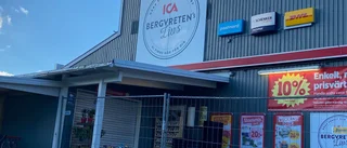 Butiken stänger över helgen