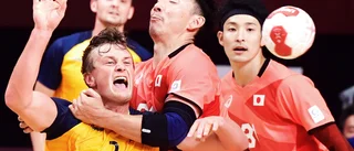 Sverige hårt pressat av Japan i ny rysare