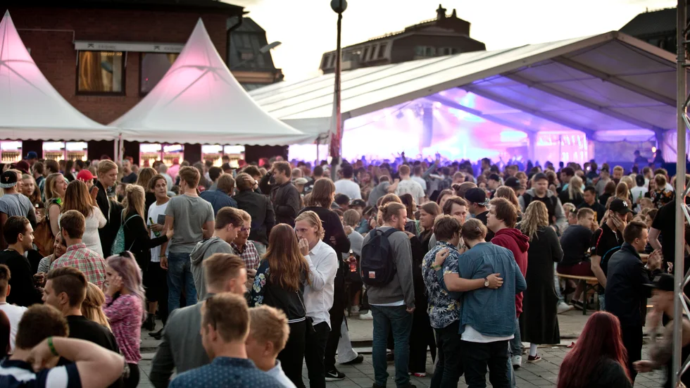 En bild från festivalen Piteå dansar och ler.