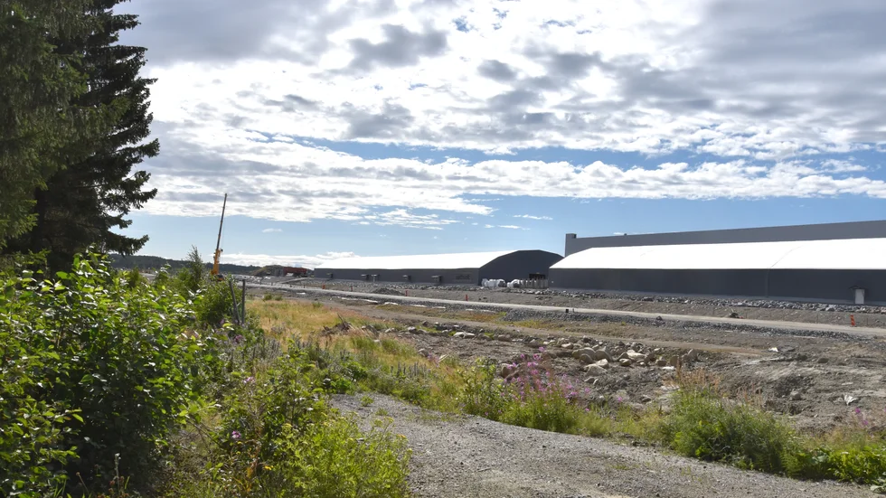Gödselfabriken är planerad att byggas i praktiken mitt emot Northvolt Ett på det nya Skellefteå Site East Plus.